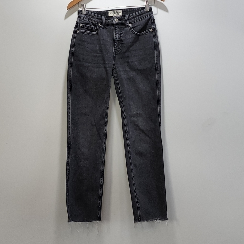 We The Free Black Straight Leg Jeans Size 25